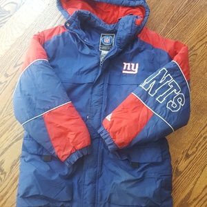 NFL NY GIANTS JACKET COAT BOYS LARGE